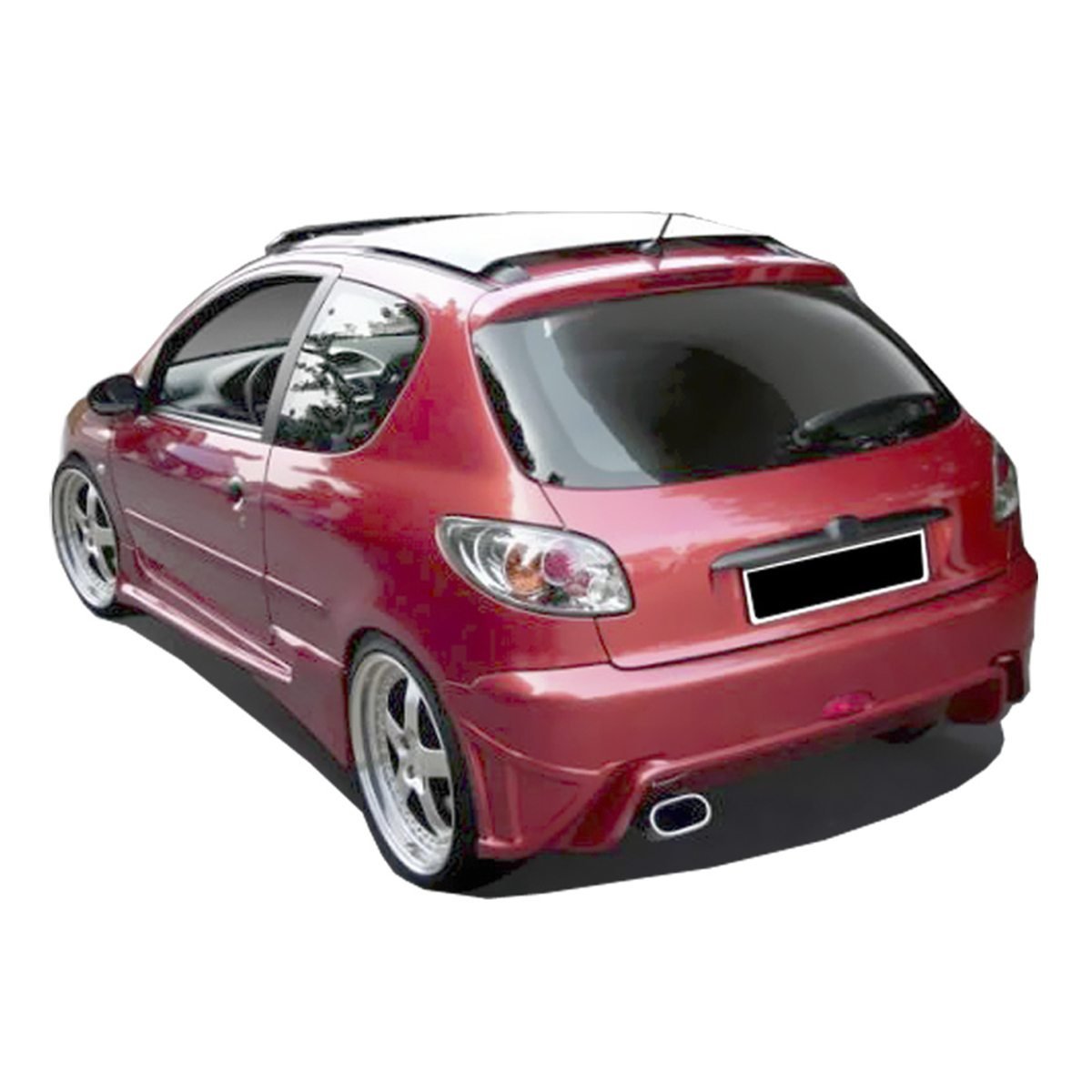 Pare chocs arrière pour Peugeot 206 (98 - 08) – Look Sport - KDMPARTS EUROPE TUNING STORE
