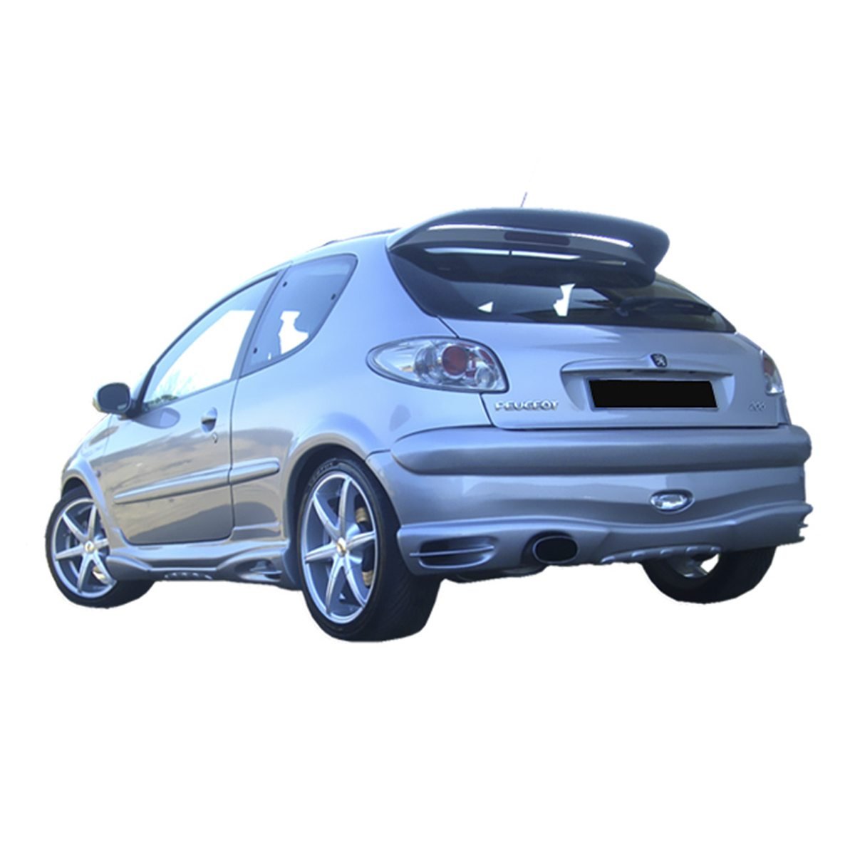 Pare chocs arrière pour Peugeot 206 (98 - 08) – Look Super GT - KDMPARTS EUROPE TUNING STORE
