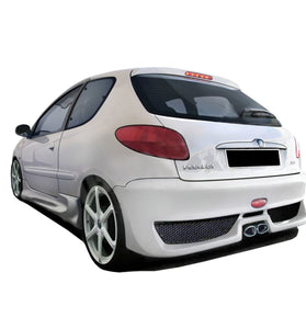 Pare chocs arrière pour Peugeot 206 (98 - 08) – Sport - KDMPARTS EUROPE TUNING STORE