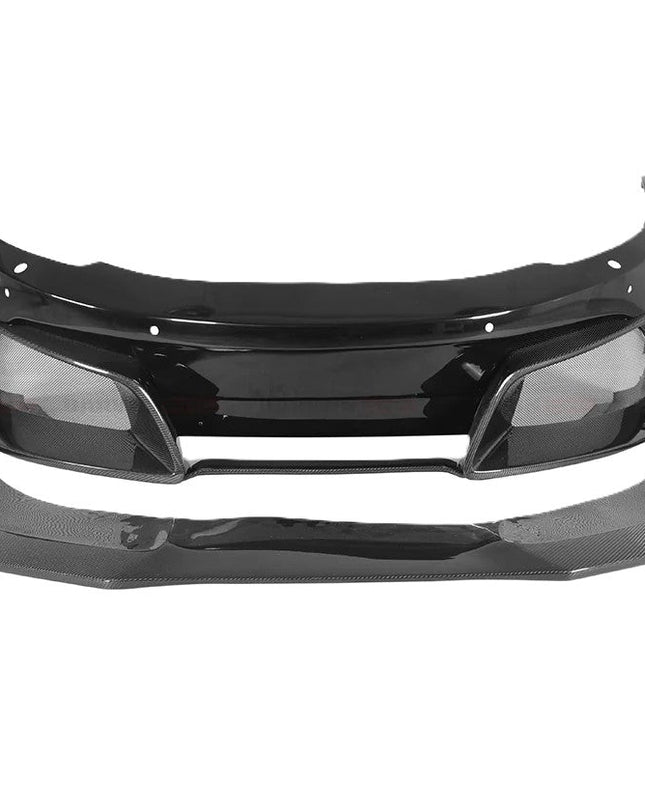 Pare chocs avant avec Lame de spoiler pour McLaren MP4 12C Style Rebel Performance 2011 - 2014 en fibre de carbone partiel - KDMPARTS EUROPE TUNING STORE