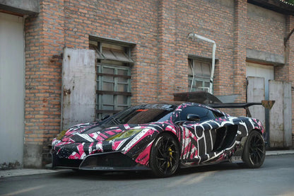 Pare chocs avant avec Lame de spoiler pour McLaren MP4 12C Style Rebel Performance 2011 - 2014 en fibre de carbone partiel - KDMPARTS EUROPE TUNING STORE