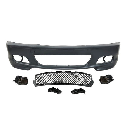 Pare Chocs Avant BMW E46 2 Porte Type M ´02 - 05 Plastique Antibrouillard - KDMPARTS EUROPE TUNING STORE