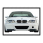 Pare Chocs Avant BMW E46 Look M3 ABS Avec Pointe en Carbone Look CSL - KDMPARTS EUROPE TUNING STORE