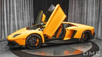 Pare chocs avant en fibre de carbone « 50e anniversaire » DMC pour Lamborghini Aventador d'origine - KDMPARTS EUROPE TUNING STORE