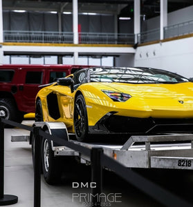Pare chocs avant en fibre de carbone « 50e anniversaire » DMC pour Lamborghini Aventador d'origine - KDMPARTS EUROPE TUNING STORE