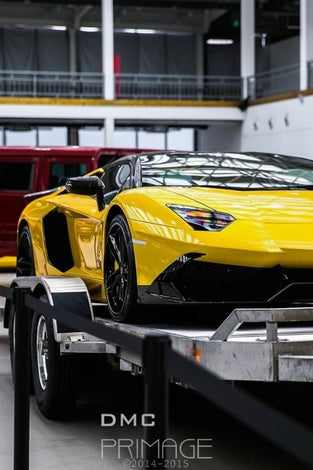 Pare chocs avant en fibre de carbone « 50e anniversaire » DMC pour Lamborghini Aventador d'origine - KDMPARTS EUROPE TUNING STORE