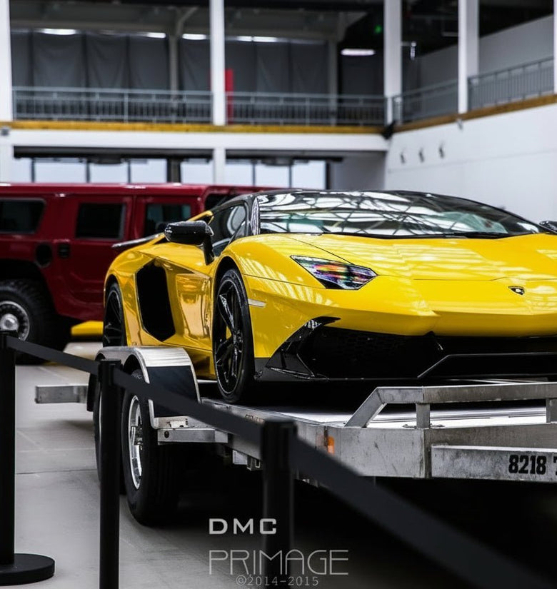 Pare chocs avant en fibre de carbone « 50e anniversaire » DMC pour Lamborghini Aventador d'origine - KDMPARTS EUROPE TUNING STORE