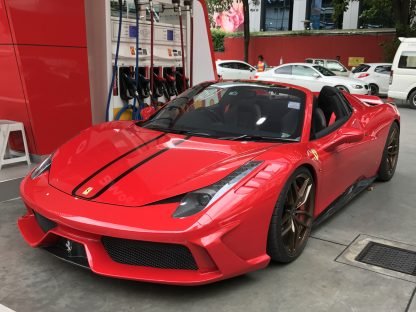 Pare chocs avant en fibre de carbone de DMC pour Ferrari 458 Italia Speciale et Aperta - KDMPARTS EUROPE TUNING STORE