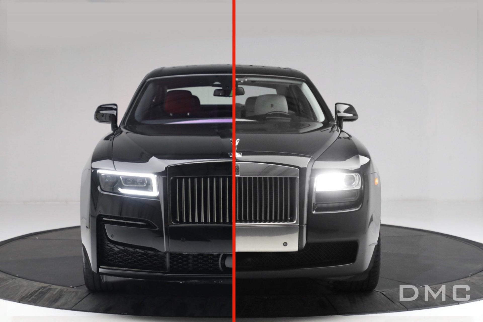 Pare chocs avant en fibre de carbone de DMC pour Rolls Royce Ghost Série 1 et 2 (2009 - 2014) Style Facelift Ghost 3 (2021+) - KDMPARTS EUROPE TUNING STORE