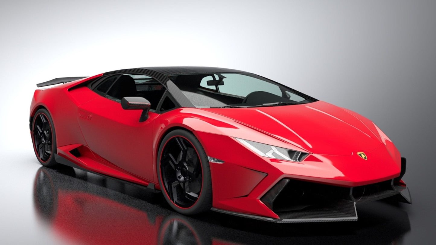 Pare chocs avant en fibre de carbone « Omaggio » de DMC pour Lamborghini Huracan Coupé et Spyder d'origine - KDMPARTS EUROPE TUNING STORE