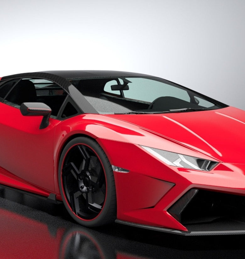 Pare chocs avant en fibre de carbone « Omaggio » de DMC pour Lamborghini Huracan Coupé et Spyder d'origine - KDMPARTS EUROPE TUNING STORE