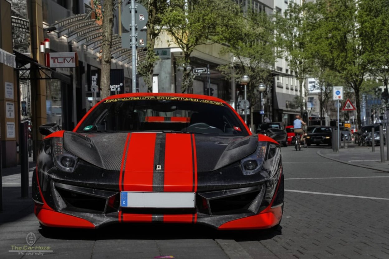 Pare chocs avant en fibre de carbone pour Ferrari 458 Estremo, Italia d'origine, Coupé et Spider Édition limitée - KDMPARTS EUROPE TUNING STORE