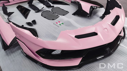 Pare chocs avant en fibre de carbone « SVJ LP770 » de DMC pour Lamborghini Aventador Coupé et Roadster d'origine - KDMPARTS EUROPE TUNING STORE