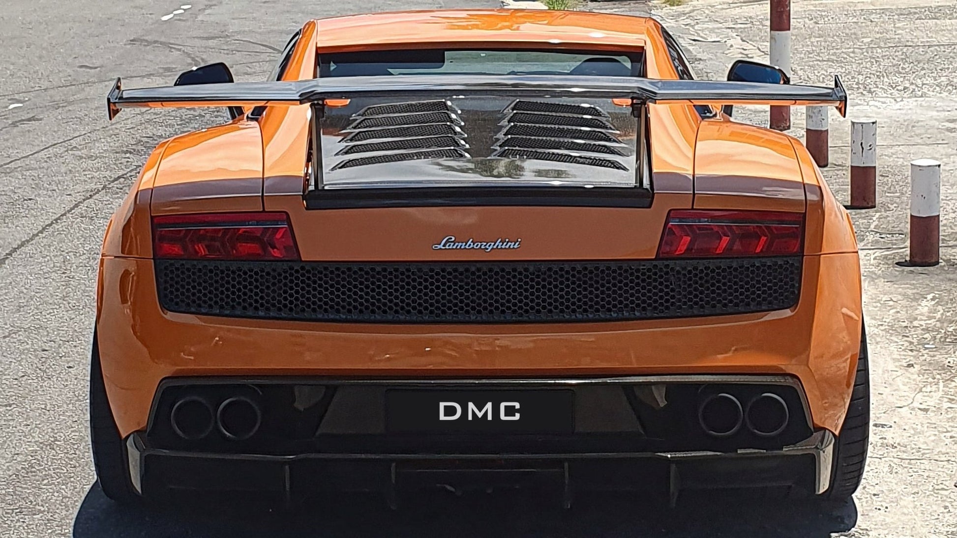 Pare chocs avant et arrière en fibre de carbone Super Trofeo DMC pour Lamborghini Gallardo d'origine - KDMPARTS EUROPE TUNING STORE