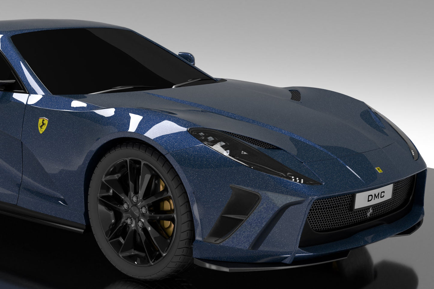 Pare chocs avant large de DMC pour Ferrari 812 SuperFast en fibre de carbone - KDMPARTS EUROPE TUNING STORE