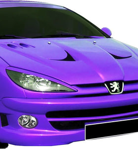 Pare chocs avant Peugeot 206 (98 - 08) – Look Razor - KDMPARTS EUROPE TUNING STORE