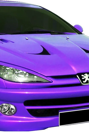 Pare chocs avant Peugeot 206 (98 - 08) – Look Razor - KDMPARTS EUROPE TUNING STORE