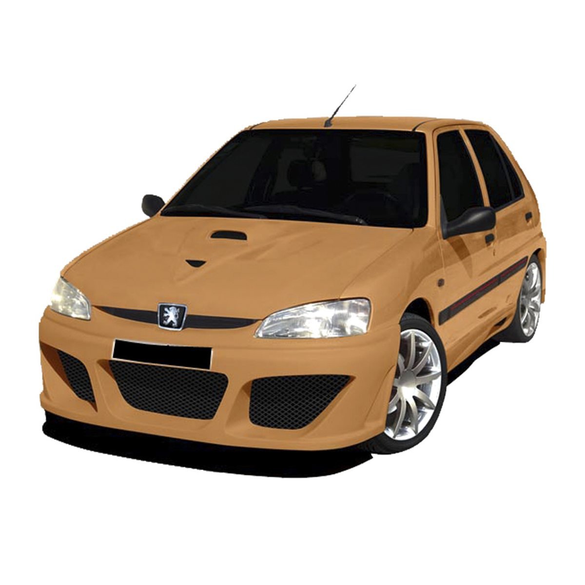 Pare chocs avant pour Peugeot 106 (96 - 05) – look Flylow - KDMPARTS EUROPE TUNING STORE