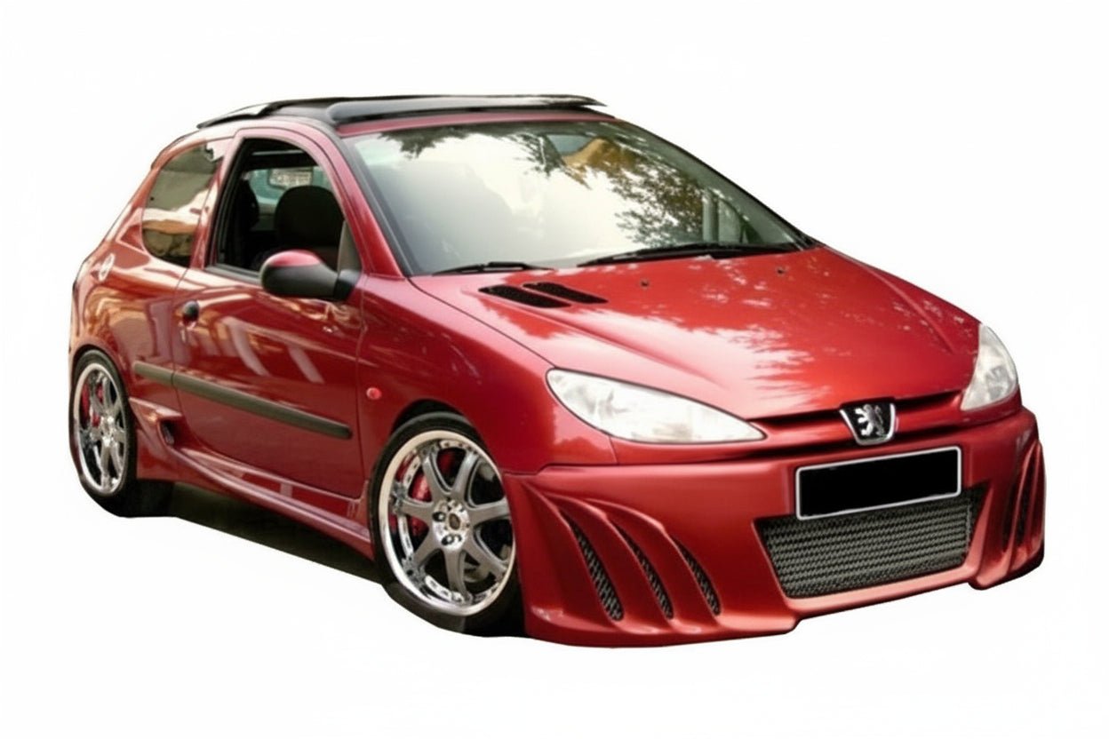 Pare chocs avant pour Peugeot 206 (1998 - 2008) Look shark - KDMPARTS EUROPE TUNING STORE