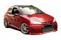 Pare chocs avant pour Peugeot 206 (1998 - 2008) Look shark - KDMPARTS EUROPE TUNING STORE