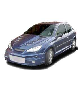 Pare chocs avant pour Peugeot 206 (98 - 08) – Look BadBoy - KDMPARTS EUROPE TUNING STORE