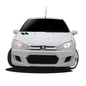Pare chocs avant pour Peugeot 206 (98 - 08) – Look dérivé - KDMPARTS EUROPE TUNING STORE