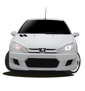 Pare chocs avant pour Peugeot 206 (98 - 08) – Look dérivé - KDMPARTS EUROPE TUNING STORE