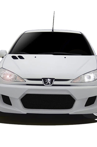 Pare chocs avant pour Peugeot 206 (98 - 08) – Look dérivé - KDMPARTS EUROPE TUNING STORE