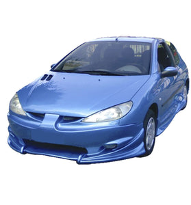 Pare chocs avant pour Peugeot 206 (98 - 08) – Look Flash - KDMPARTS EUROPE TUNING STORE