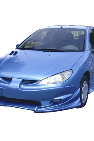 Pare chocs avant pour Peugeot 206 (98 - 08) – Look Flash - KDMPARTS EUROPE TUNING STORE