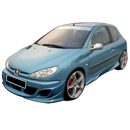 Pare chocs avant pour Peugeot 206 (98 - 08) – Look RS - KDMPARTS EUROPE TUNING STORE