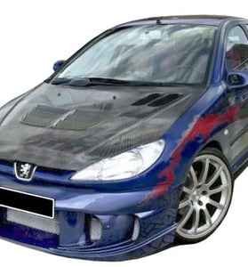 Pare chocs avant pour Peugeot 206 (98 - 08) – look street - KDMPARTS EUROPE TUNING STORE