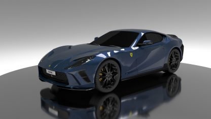 Paupières de phares en fibre de carbone de DMC pour Ferrari 812 Superfast - KDMPARTS EUROPE TUNING STORE