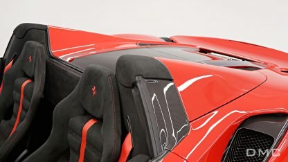 Persiennes de fenêtre en fibre de carbone « Pista » de DMC pour Ferrari 488 Pista Spider - KDMPARTS EUROPE TUNING STORE
