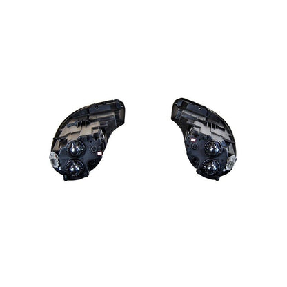 2 Phares Avant avec feux de jour pour Porsche 996 / Boxster 986 97-02 à fond noir - MS accessoires Auto