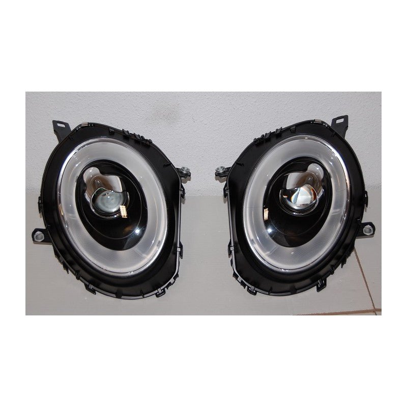 2 Phares Avant pour Mini Cooper R55 / R56 / R57 06-10 L/D Black Lti - MS accessoires Auto