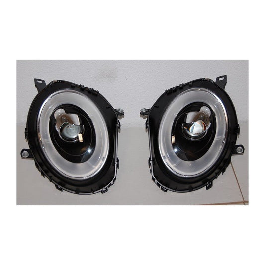 2 Phares Avant pour Mini Cooper R55 / R56 / R57 06-10 L/D Black Lti - MS accessoires Auto