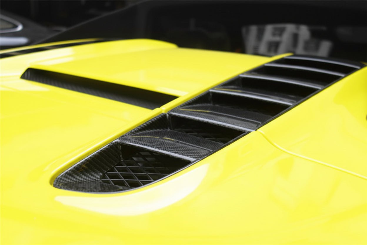 Prise d'air du coffre arrière en fibre de carbone Autoclave pour Audi R8 Spyder 2006 - 2015 - KDMPARTS EUROPE TUNING STORE