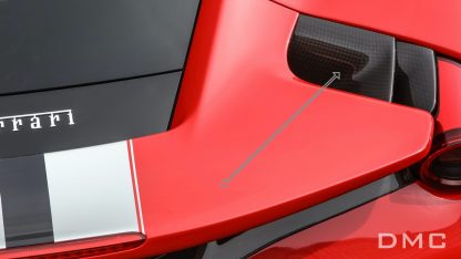 Prises d'air arrière en fibre de carbone de DMC pour Ferrari 488 Pista Coupé et Spider - KDMPARTS EUROPE TUNING STORE