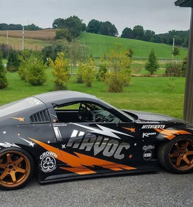 Prises d'air de fenêtre pour Nissan 350Z 2003 - 2008 Style JDM polyuréthane - KDMPARTS EUROPE TUNING STORE