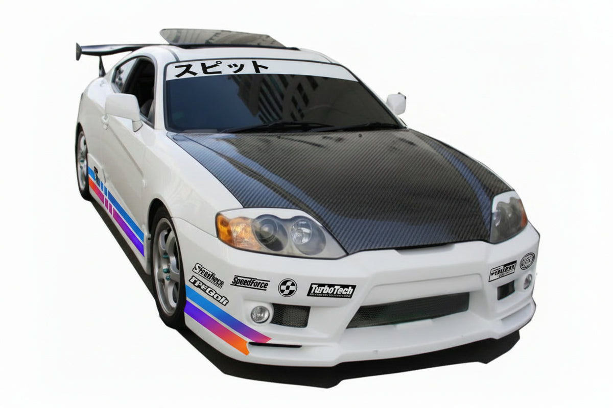 Kit carrosserie pour Hyundai coupé tuscani tiburon 02 - 06 style GT
