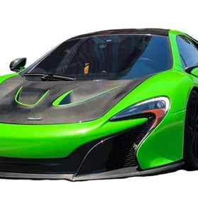 Rajout de pare chocs avant pour McLaren 650S 2014 - 2017 style OEM en fibre de Carbone sergée - KDMPARTS EUROPE TUNING STORE