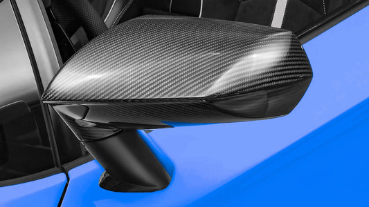 Rétroviseurs latéraux en fibre de carbone Aperture, DMC pour Lamborghini Aventador Coupé et Roadster d'origine - KDMPARTS EUROPE TUNING STORE