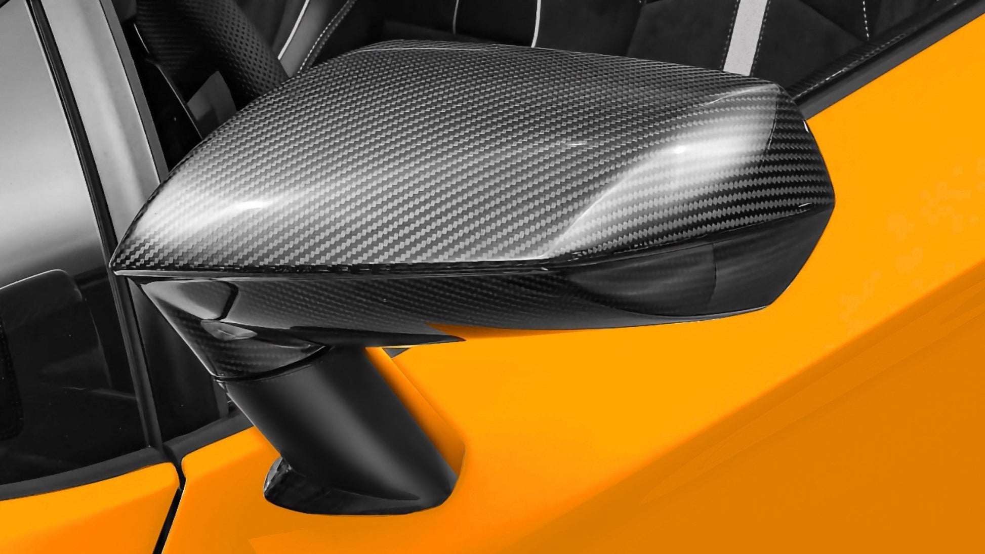 Rétroviseurs latéraux en fibre de carbone DMC « 50e anniversaire » pour Lamborghini Aventador d'origine - KDMPARTS EUROPE TUNING STORE