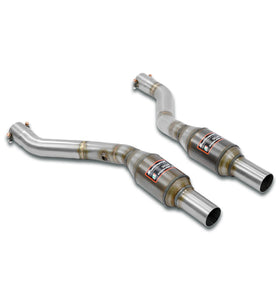 Silencieux avant Droit - Gauche avec catalyseurs métalliques Supersprint pour BMW E46 - Tous les modèles (Pour conversion moteur V8 LS1 / Mustang) - KDMPARTS EUROPE TUNING STORE