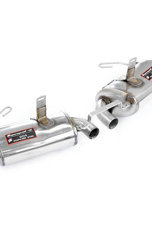 Silencieux d'échappement arrière Droit et Gauche "Racing" Supersprint pour PORSCHE 986 BOXSTER 2.5i 96 - 99 - KDMPARTS EUROPE TUNING STORE