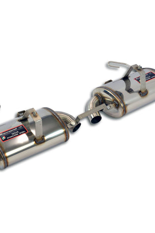 Silencieux d'échappement arrière Droit et Gauche "Racing" Supersprint pour PORSCHE 986 BOXSTER 2.7i '00 - '04 - KDMPARTS EUROPE TUNING STORE