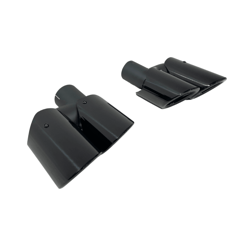 2 Embouts d'échappement pour Porsche Macan 2014-2020 Look 2023 - MS accessoires Auto