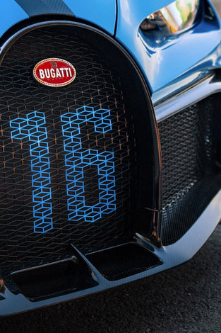 Spoiler avant en fibre de carbone forgée DMC pour Bugatti Chiron - remplace le splitter de base d'origine, look PUR SPORT - KDMPARTS EUROPE TUNING STORE