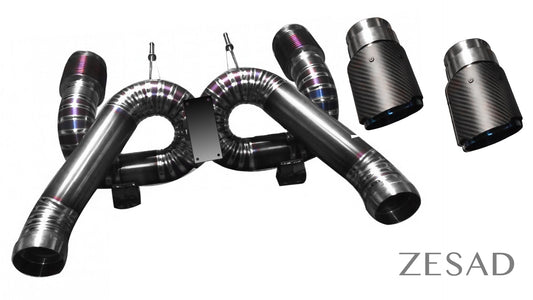 Système d'échappement en Titanium de ZESAD pour McLaren 720S Coupé et Spider d'origine - KDMPARTS EUROPE TUNING STORE